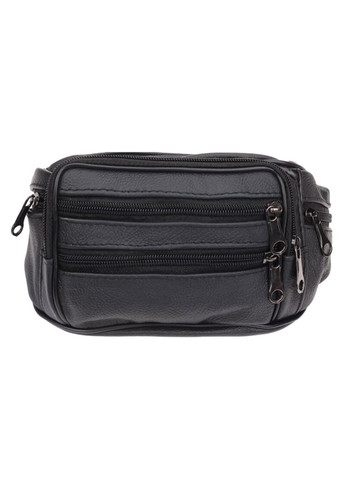 Мужская кожаная сумка на пояс 1t166m-black Borsa Leather (266143363)