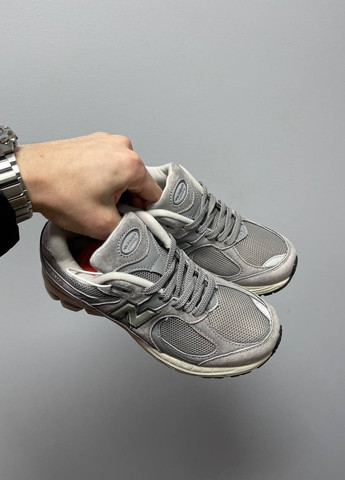 Серые демисезонные кроссовки мужские, вьетнам New Balance 2002R ‘Grey’