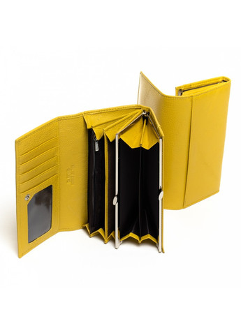 Шкіряний жіночий гаманець Classic W1-V yellow Dr. Bond (261551127)