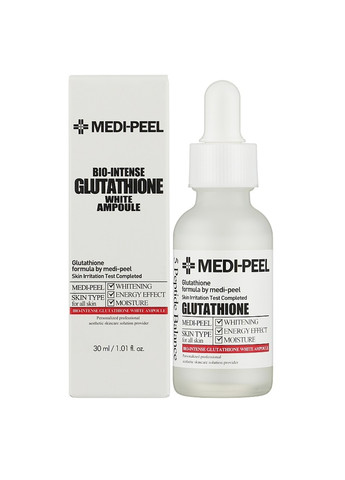 Сироватка для обличчя Bio Intense Glutathione White Ampoule Medi Peel 30 мл Medi-Peel (260635926)