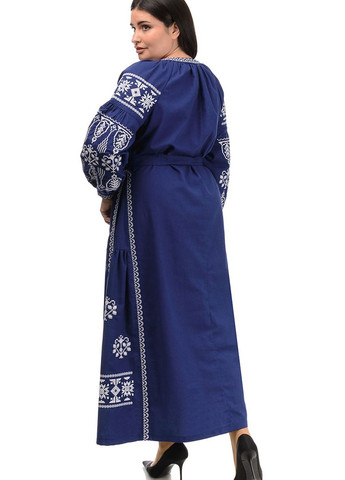 Вишукана сукня-вишиванка Мрія (темно-синій) Golfstream (270935677)