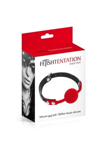 Класичний кляп з силіконовою кулькою Silicone Gag Ball Fetish Tentation (277235276)