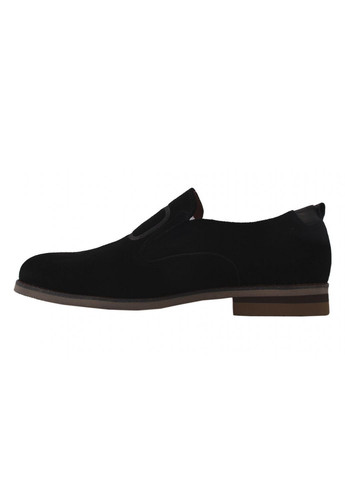 Черные туфли класика мужские натуральная замша, цвет черный Antoni Bianchi