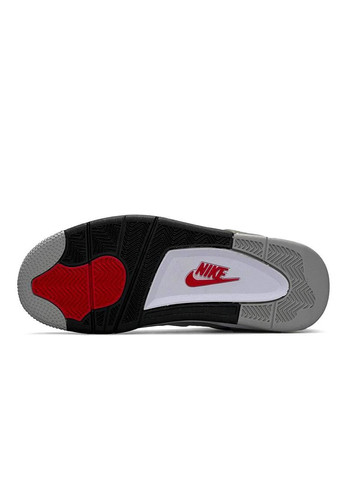Комбіновані Осінні кросівки чоловічі, вьетнам Nike Air Jordan 4 Retro White Cement