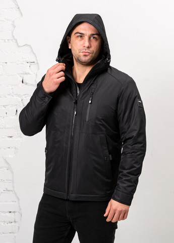 Черная демисезонная демисезонная куртка мужская большого размера бренд vavalon SK