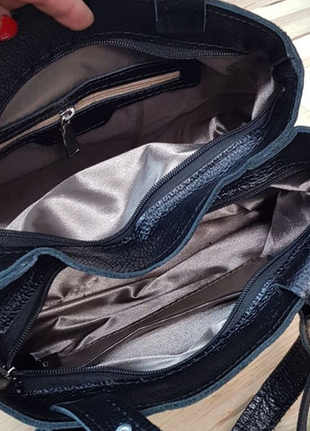 Шкіряна жіноча класична сумка з довгими ручками, молодіжна сумочка з натуральної шкіри Serebro (266623596)