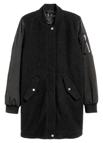 Бомбер,чорний, Divided H&M (262674289)