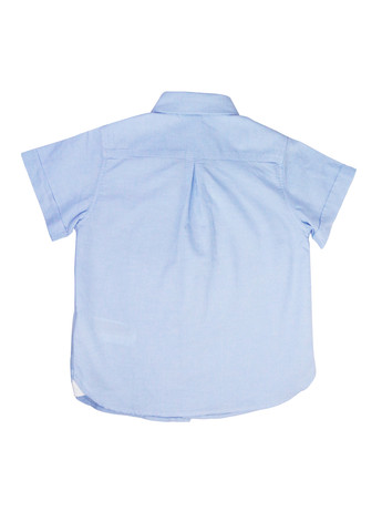Сорочка з коротким рукавом для хлопчика 110 блакитний ZY (257666295)