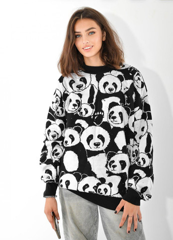 Белый светри светр панда (1103311)18670-683 Lemanta
