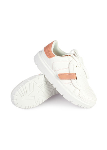 Белые демисезонные кроссовки женские бренда 8200213_(3) Stilli
