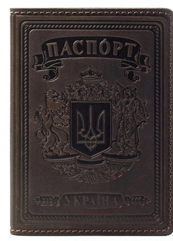 Шкіряна Обкладинка Для Паспорта Villini 003 Коричневий Martec (259040649)