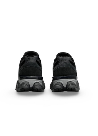 Черные демисезонные кроссовки мужские, вьетнам New Balance 9060 Black Gray Red