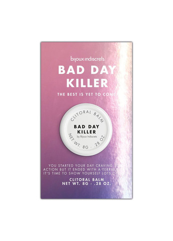 Бальзам для клітора Bad Day Killer (Насолоджуйся кожним днем), розігрівальний Bijoux Indiscrets (266554638)