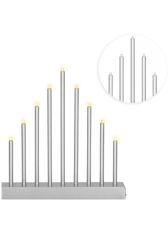 Декоративний світильник (свічник) на батарейках 9 LED CL0853 Springos (258329379)