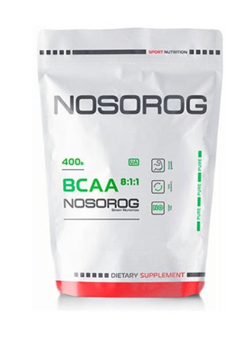 BCAA 8:1:1 400 g /80 servings/ Pure Nosorog Nutrition (256726045)
