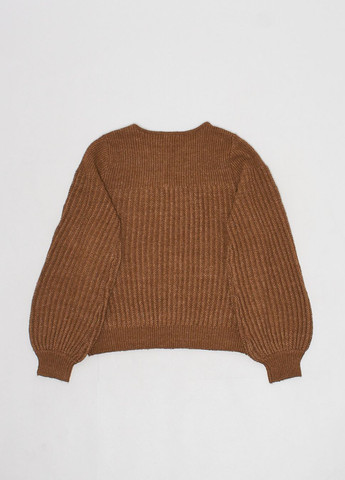 Коричневий пуловер демісезон,коричневий, JDY