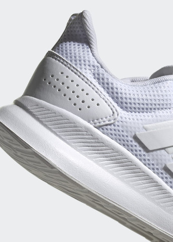 Белые всесезонные кроссовки для бега runfalcon adidas