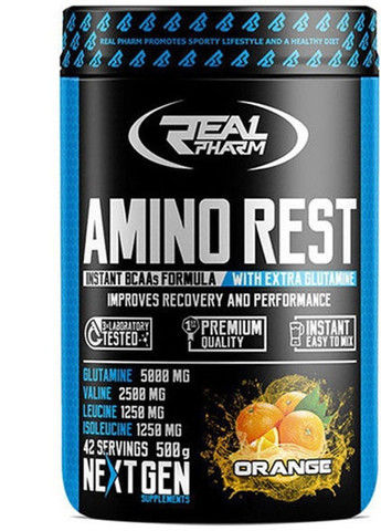 Amino Rest 500 g /44 servings/ Orange Real Pharm (257252709)