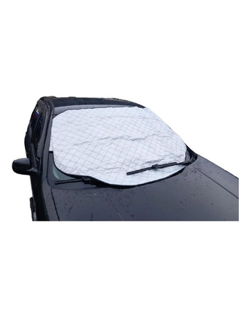 Чехол накладка накидка защитный экран на лобовое стекло машины автомобиля с магнитами 100х140 см (475727-Prob) Серая Unbranded (270827885)
