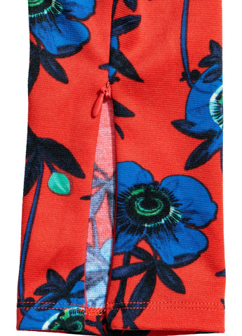 Красные летние леггинсы H&M