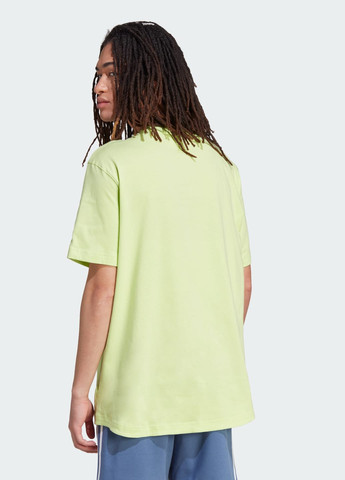 Зеленая футболка с принтом all szn adidas