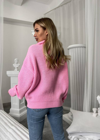 Розовый демисезонный свитер Larionoff