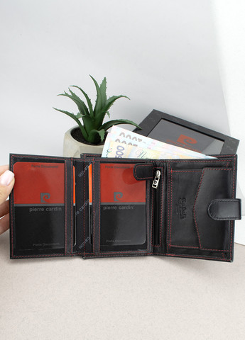 Подарочный набор мужской 326A GG14 (портмоне и ремень) черный Pierre Cardin (272593079)