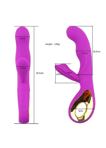 Вибратор женский клиторный стимулятор массажер для клитора G -sport, для секса 21 см No Brand (276650442)