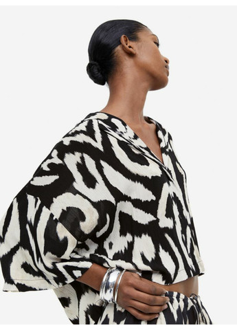 Черная повседневный рубашка H&M