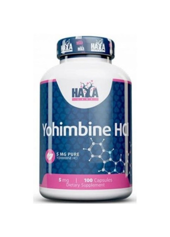 Yohimbine HCL 5 mg 100 Caps Haya Labs (266983300)