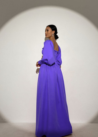 Фіолетова вечірня спокуслива вечірня сукня Jadone Fashion однотонна