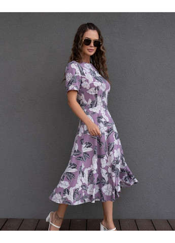 Фиолетовое повседневный платья 14082 сиреневый ISSA PLUS