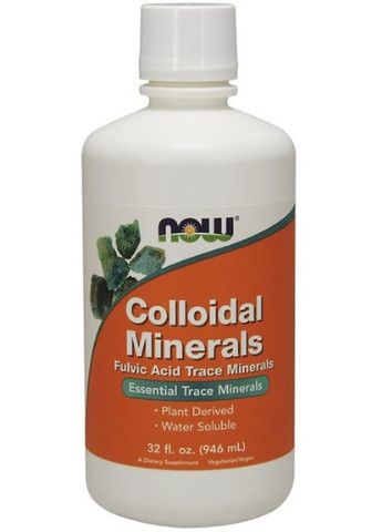 Colloidal Minerals Liquid 946 ml /32 servings/ Pure Now Foods (256720556)