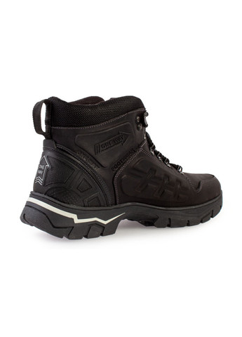 Черные зимние ботинки мужские бренда 9501026_(1) One Way