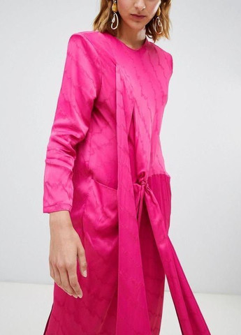 Фуксинова (кольору Фукія) сукня міди кольору фуксія Asos