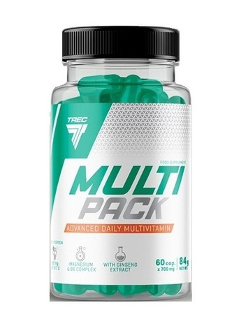 Multi Pack 60 Caps Trec Nutrition (258499453)