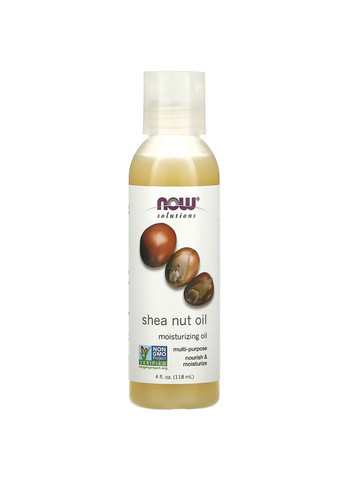 Масло Ореха Ши Shea Nut Oil - 118 мл Now Foods (278006774)