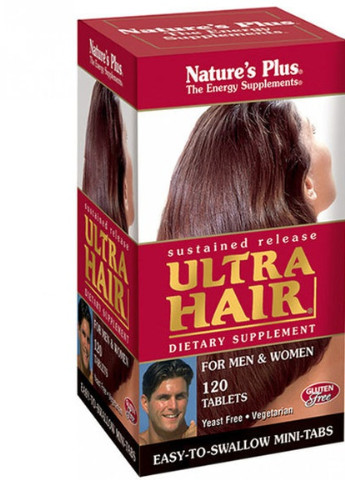 Nature's Plus Ultra Hair For Men & Women 120 Tabs Natures Plus (256722012)