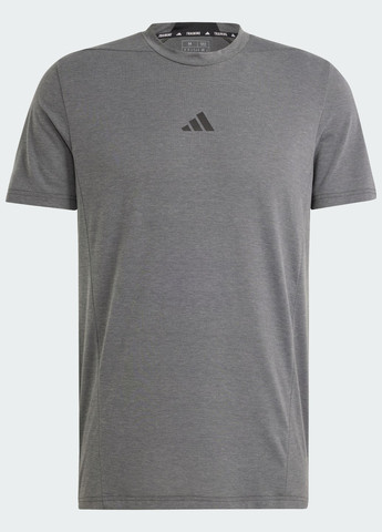 Сіра футболка designed for training workout adidas