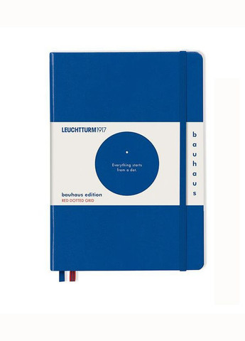 Блокнот, Bauhaus Edition, Середній, королівський синій, крапка Leuchtturm1917 (269901175)