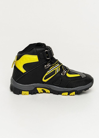 Черные осенние ботинки для мальчика цвет черный цб-00229852 Kimboo