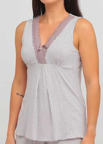 Молочна всесезон піжама (майка,шорти) майка + шорти Cotpark