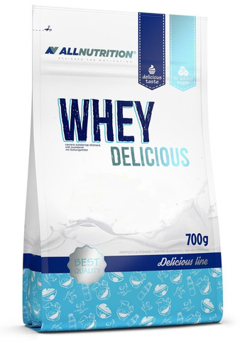 All Nutrition Whey Delicious 700 g /23 servings/ Creme Brulee Allnutrition (257252587)
