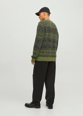 Зеленый джемпер зима,зеленый-черный,jack&jones Jack & Jones