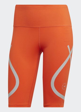 Оранжевые демисезонные шорты для бега by stella mccartney truepace adidas