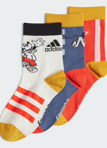 Три пари шкарпеток Disney's Mickey Mouse Kids adidas (276906979)
