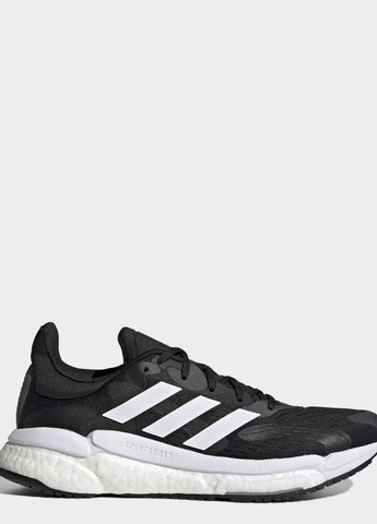 Черные всесезонные кроссовки для бега solarboost 4 adidas