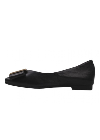 Туфлі на низькому ходу жіночі натуральна шкіра, колір чорний Berkonty 244-20dtb (257426197)