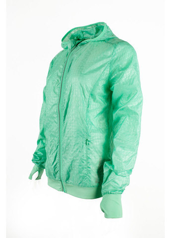 Зелена літня легка бігова куртка жіноча зелена ian 292388 Crivit