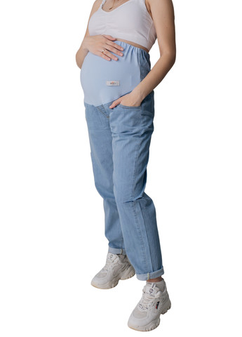 Джинсы для беременных рваные HN - (258202216)